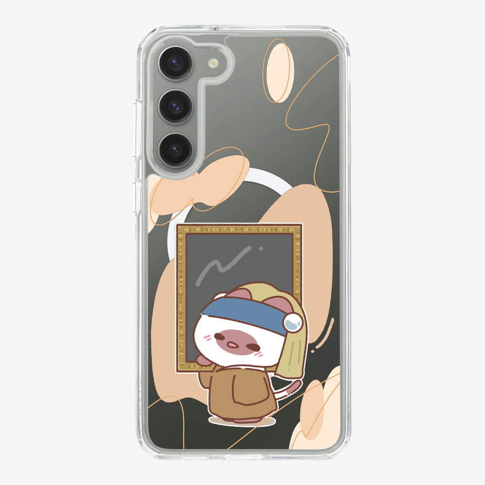 Chu Bee with a Pearl Earring Phone Case