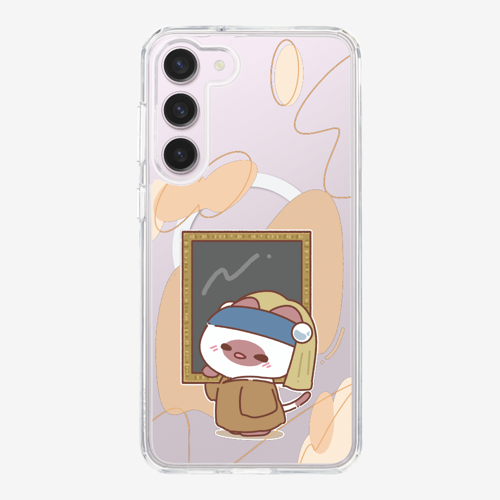 Chu Bee with a Pearl Earring Phone Case