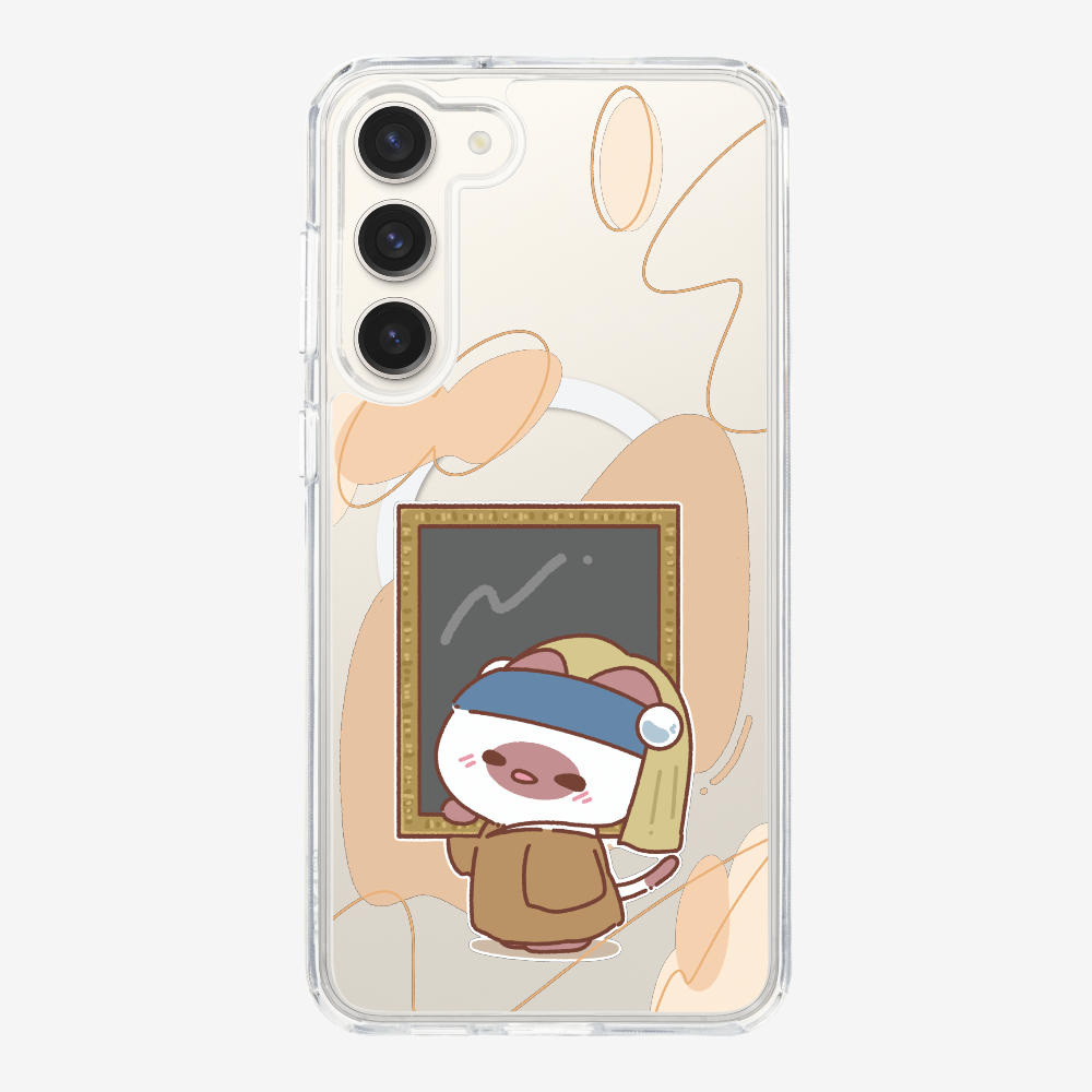 Chu Bee with a Pearl Earring Phone Case