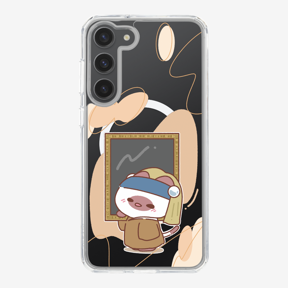 Chu Bee with a Pearl Earring Phone Case