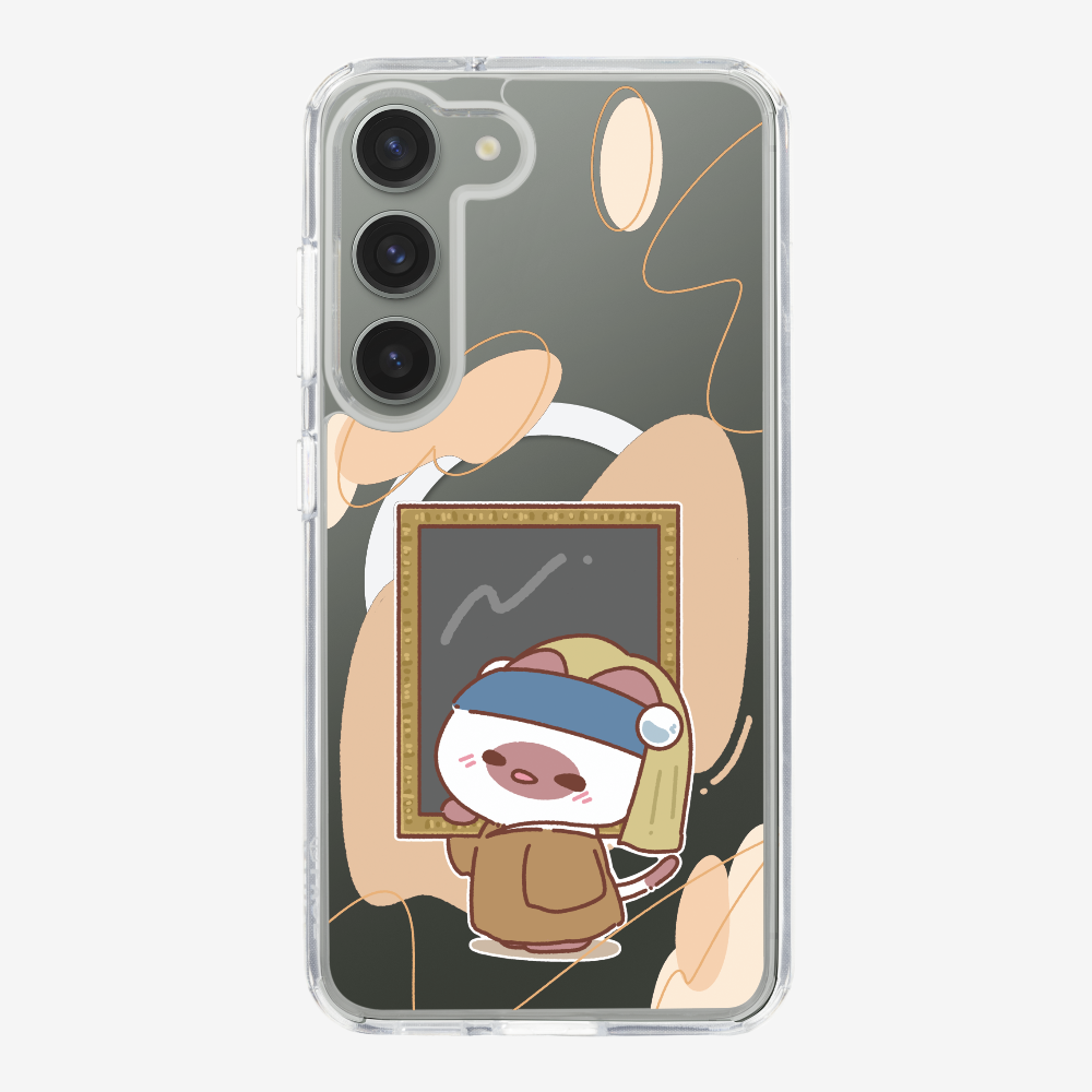 Chu Bee with a Pearl Earring Phone Case