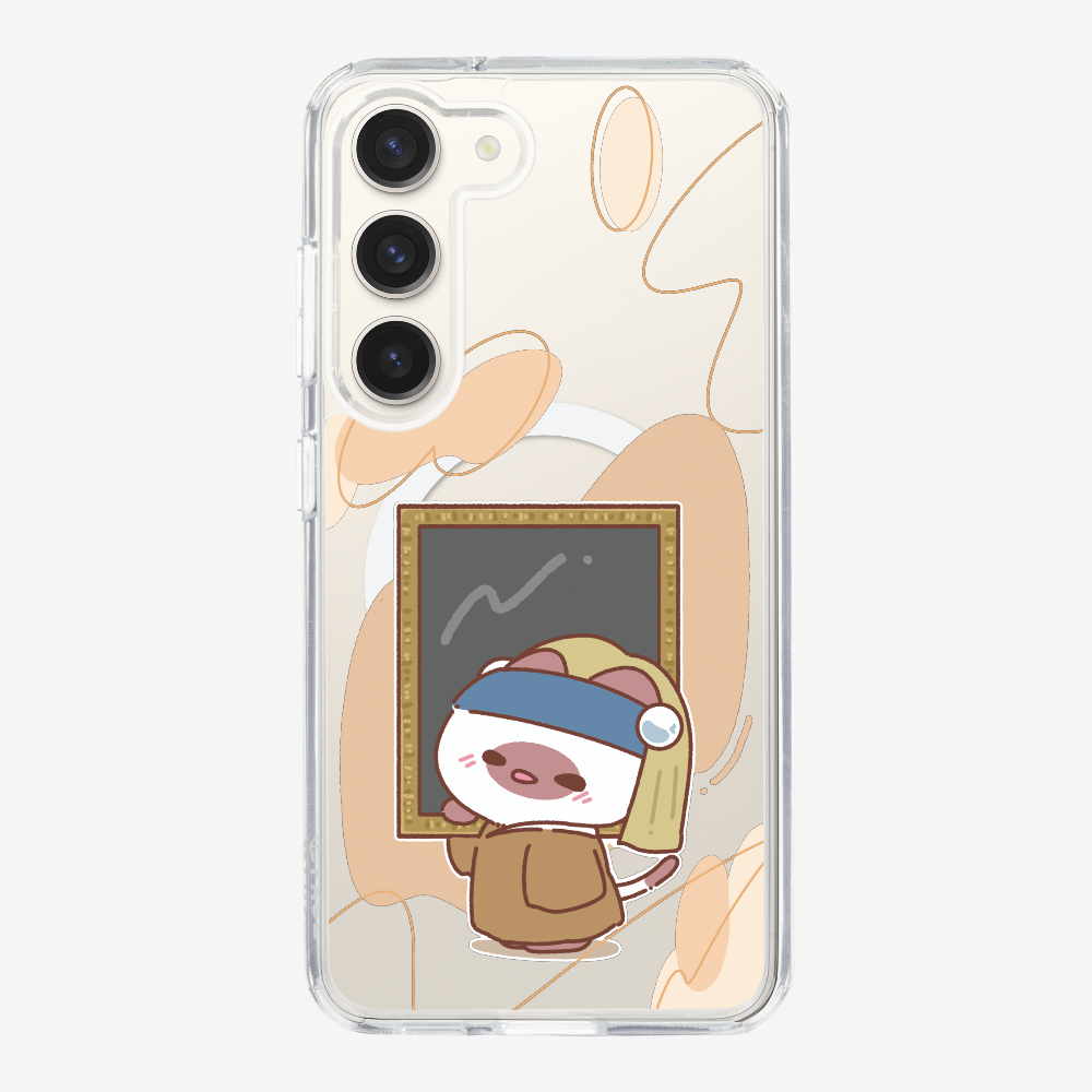 Chu Bee with a Pearl Earring Phone Case