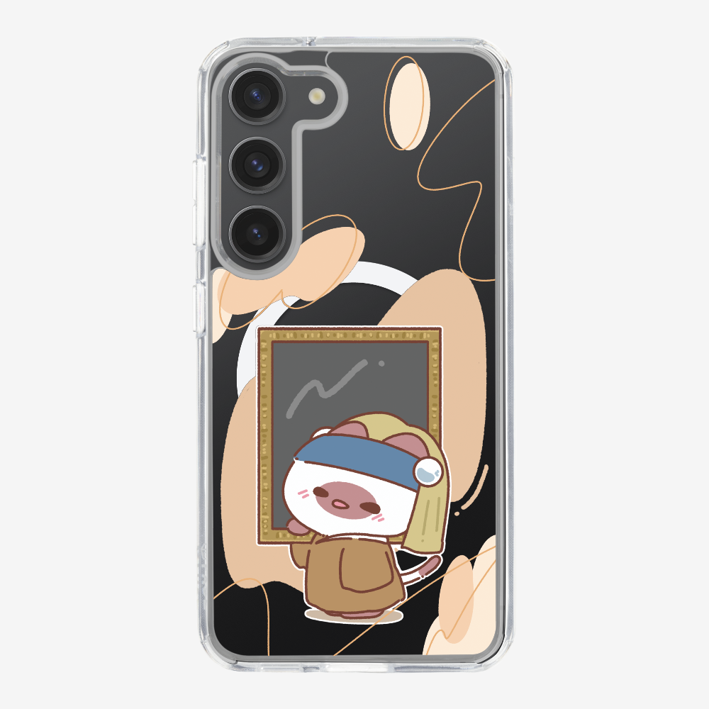 Chu Bee with a Pearl Earring Phone Case