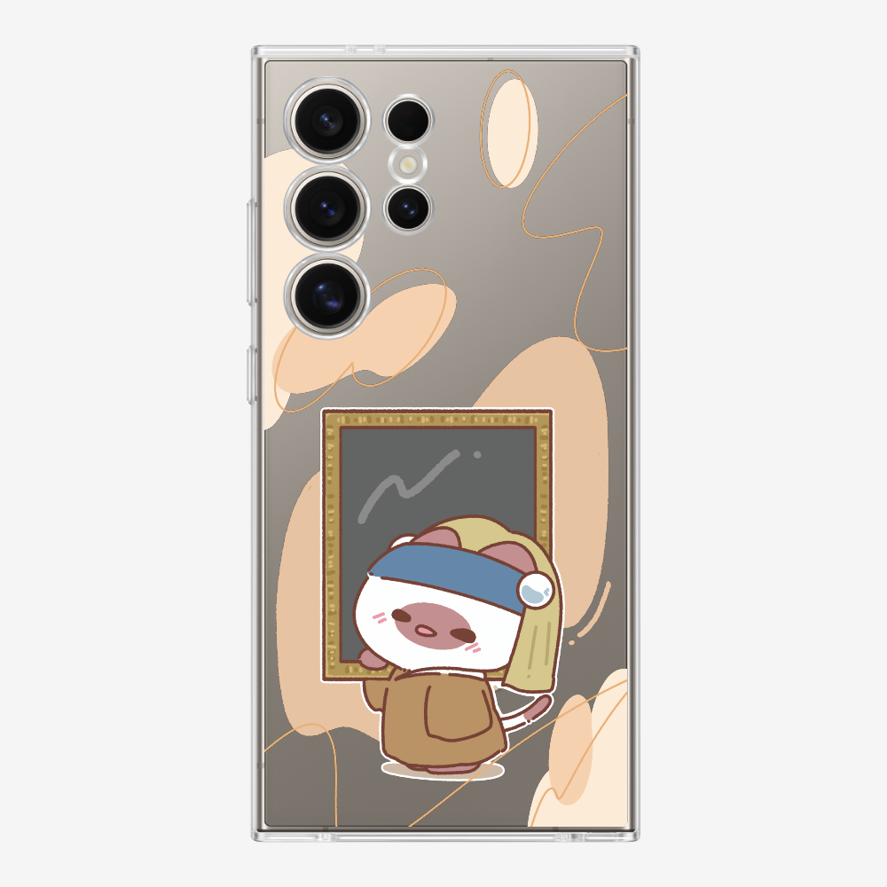 Chu Bee with a Pearl Earring Phone Case