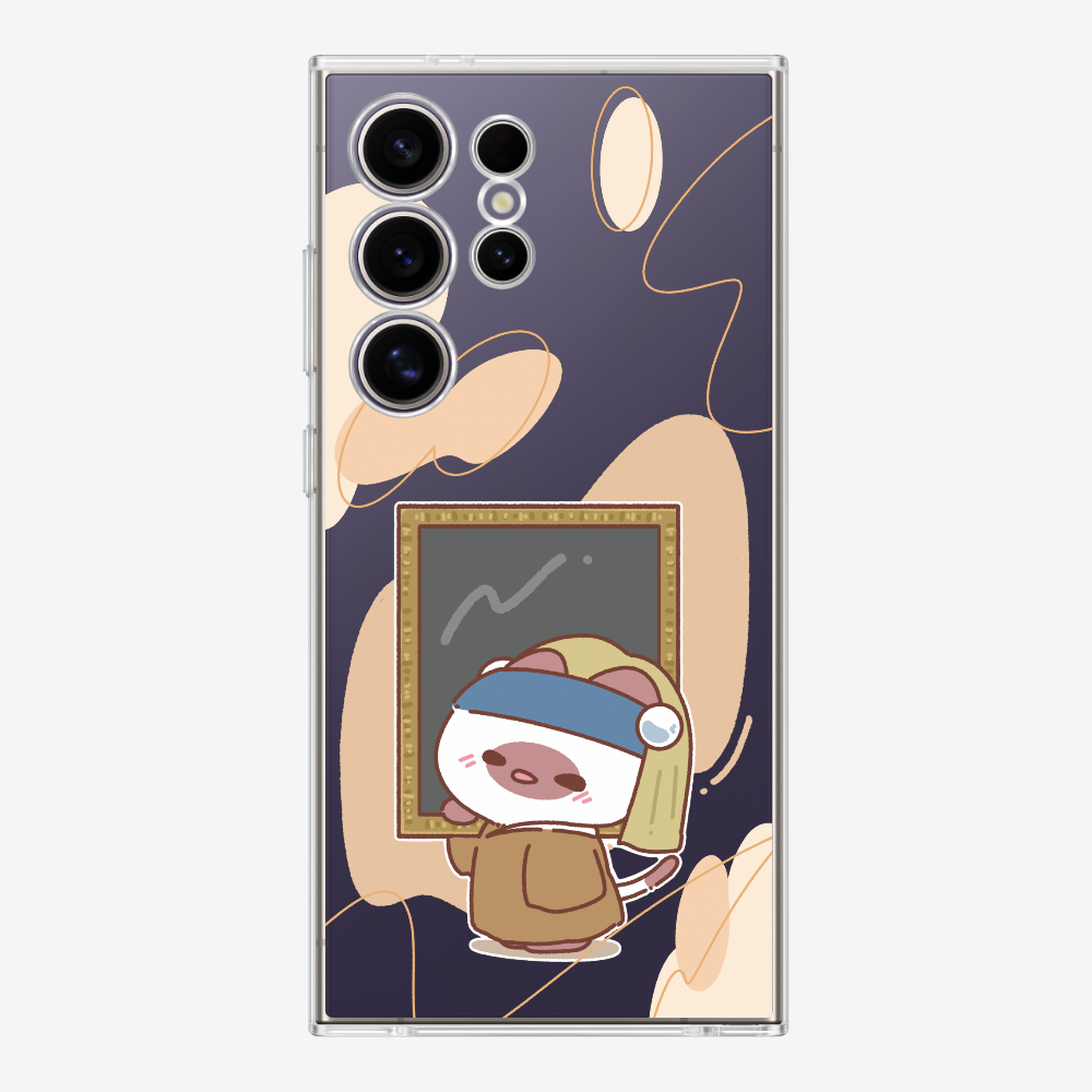 Chu Bee with a Pearl Earring Phone Case