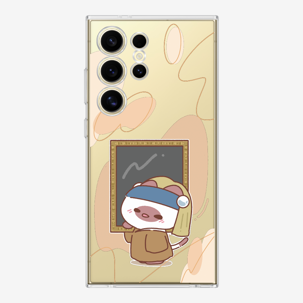 Chu Bee with a Pearl Earring Phone Case