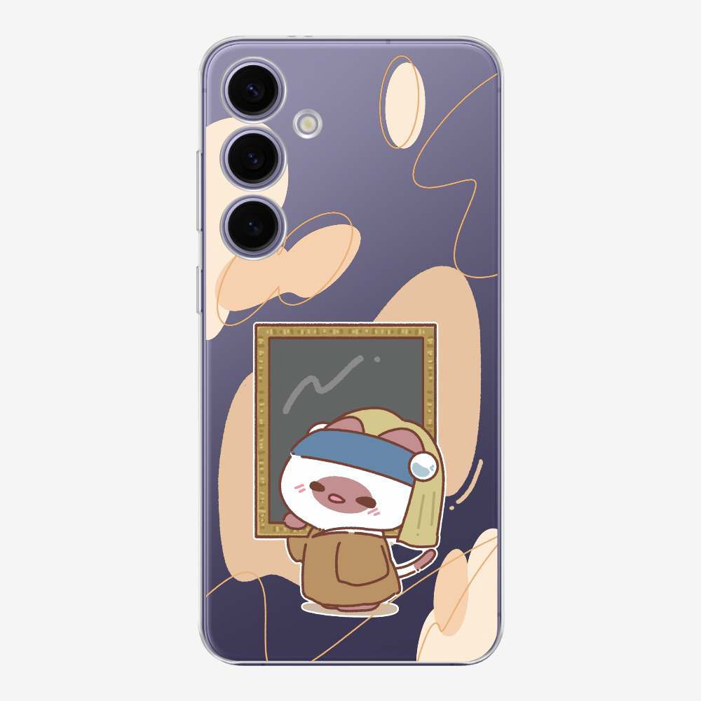 Chu Bee with a Pearl Earring Phone Case