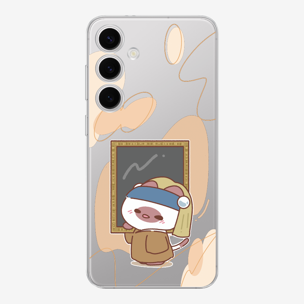 Chu Bee with a Pearl Earring Phone Case