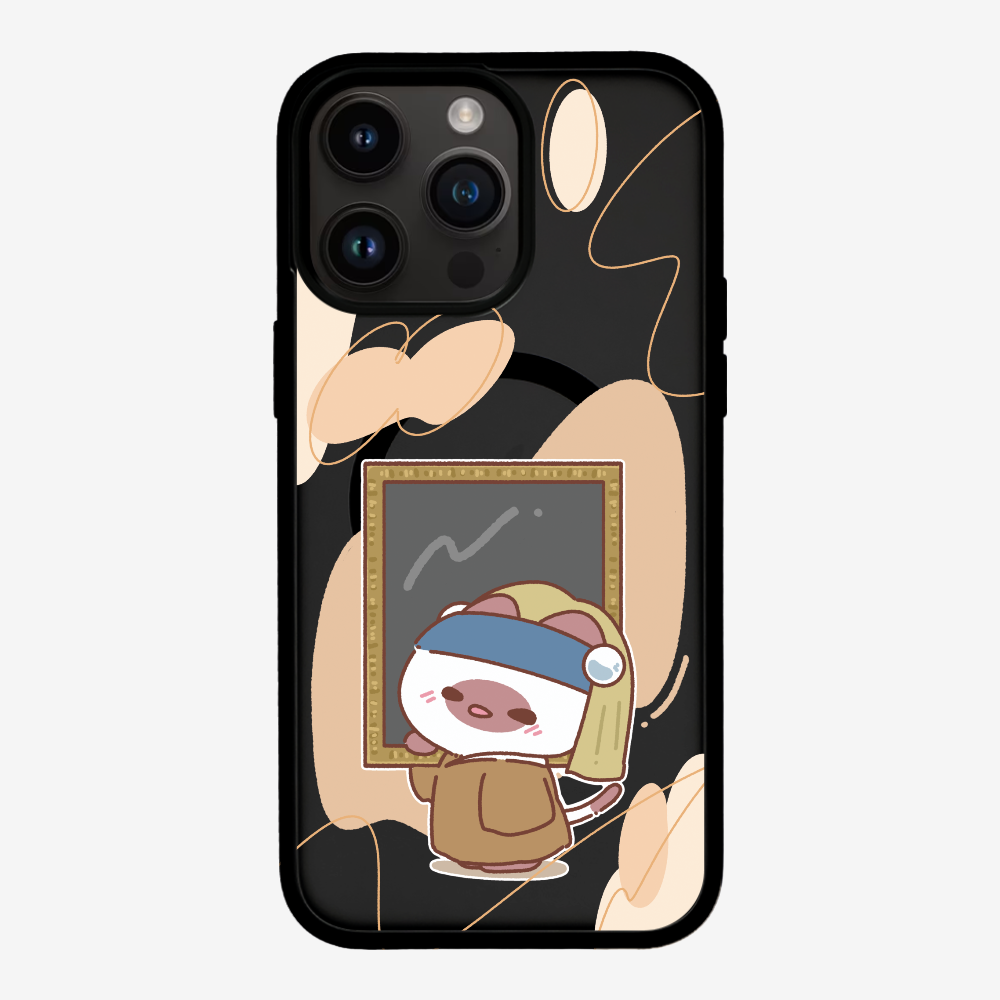 Chu Bee with a Pearl Earring Phone Case