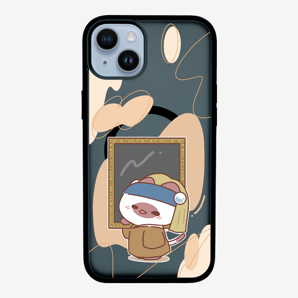 Chu Bee with a Pearl Earring Phone Case