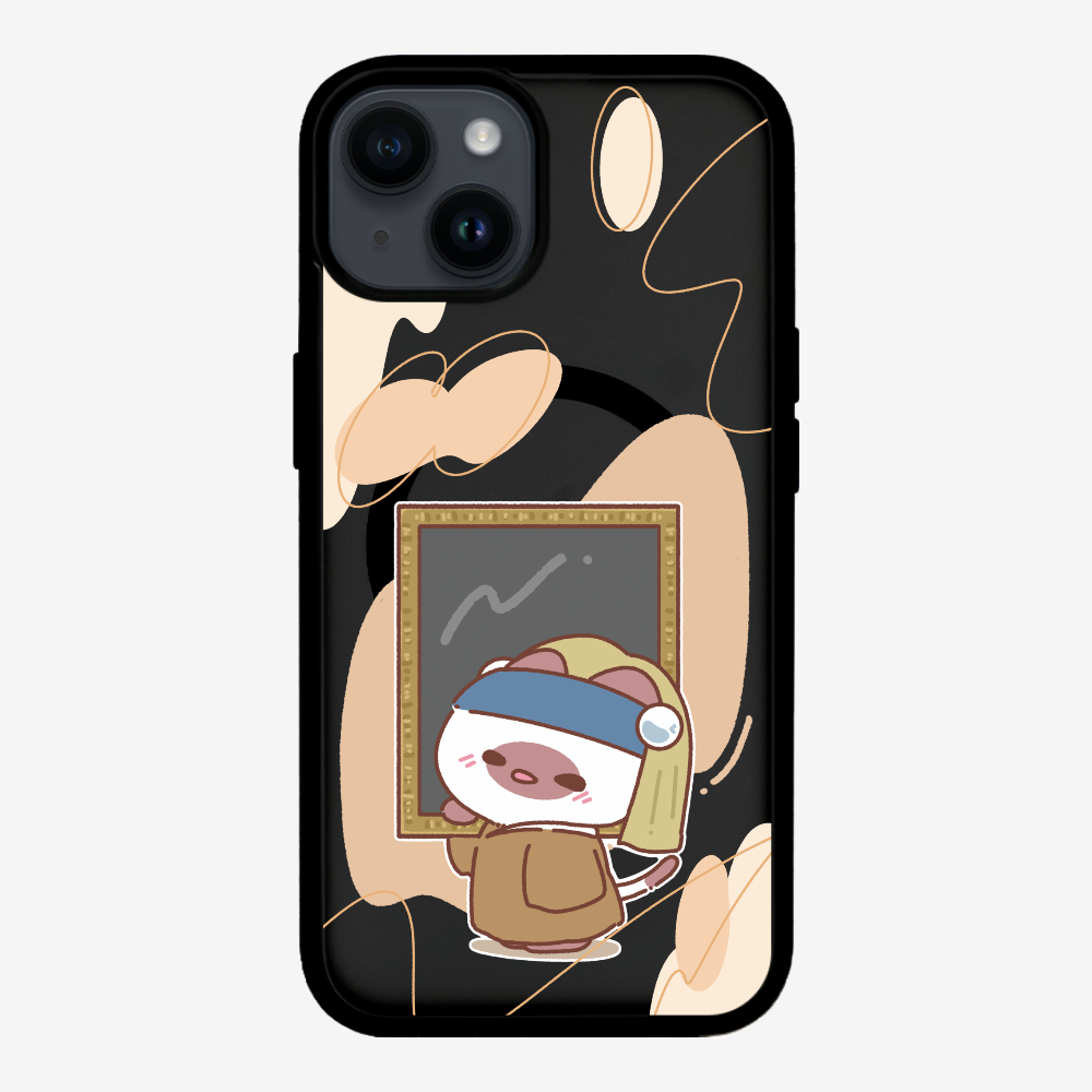 Chu Bee with a Pearl Earring Phone Case