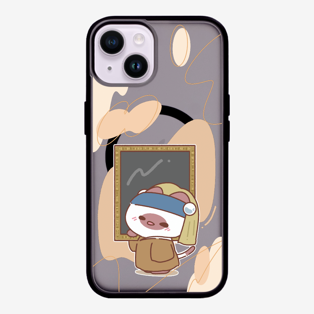 Chu Bee with a Pearl Earring Phone Case