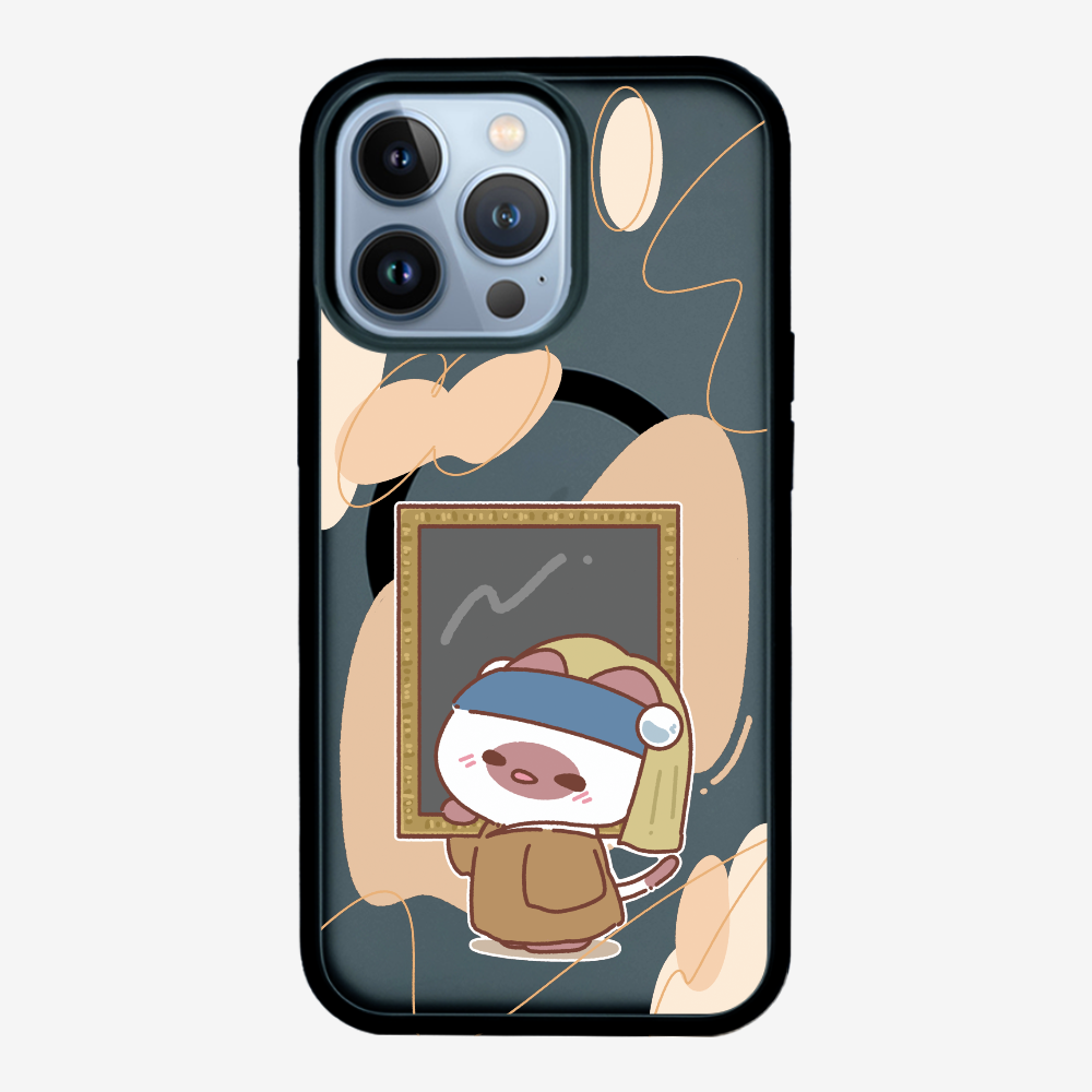 Chu Bee with a Pearl Earring Phone Case