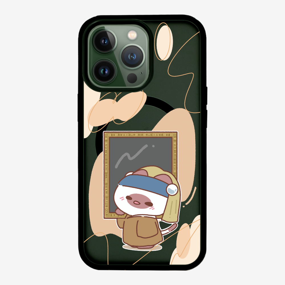 Chu Bee with a Pearl Earring Phone Case