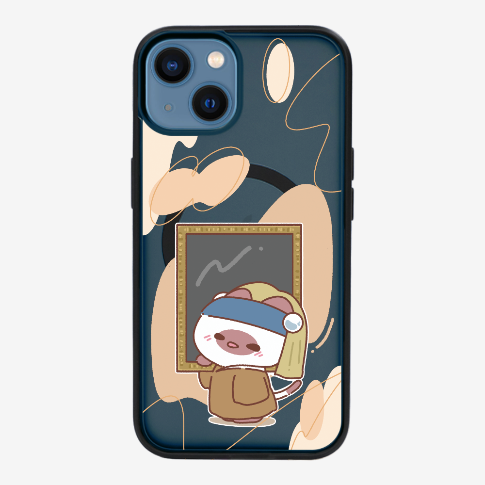 Chu Bee with a Pearl Earring Phone Case