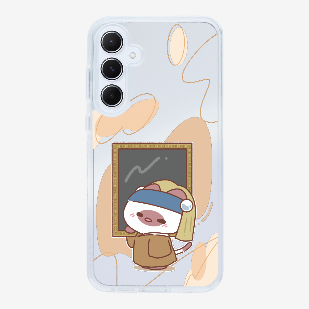 Chu Bee with a Pearl Earring Phone Case