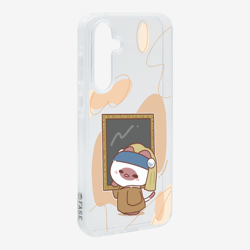 Chu Bee with a Pearl Earring Phone Case