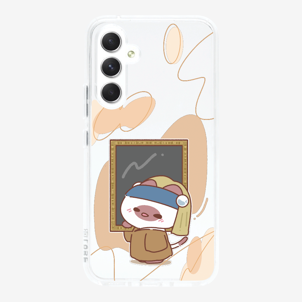 Chu Bee with a Pearl Earring Phone Case