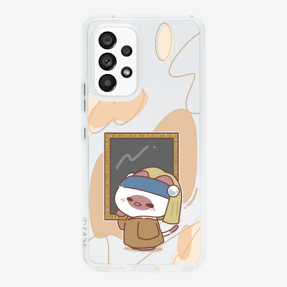 Chu Bee with a Pearl Earring Phone Case