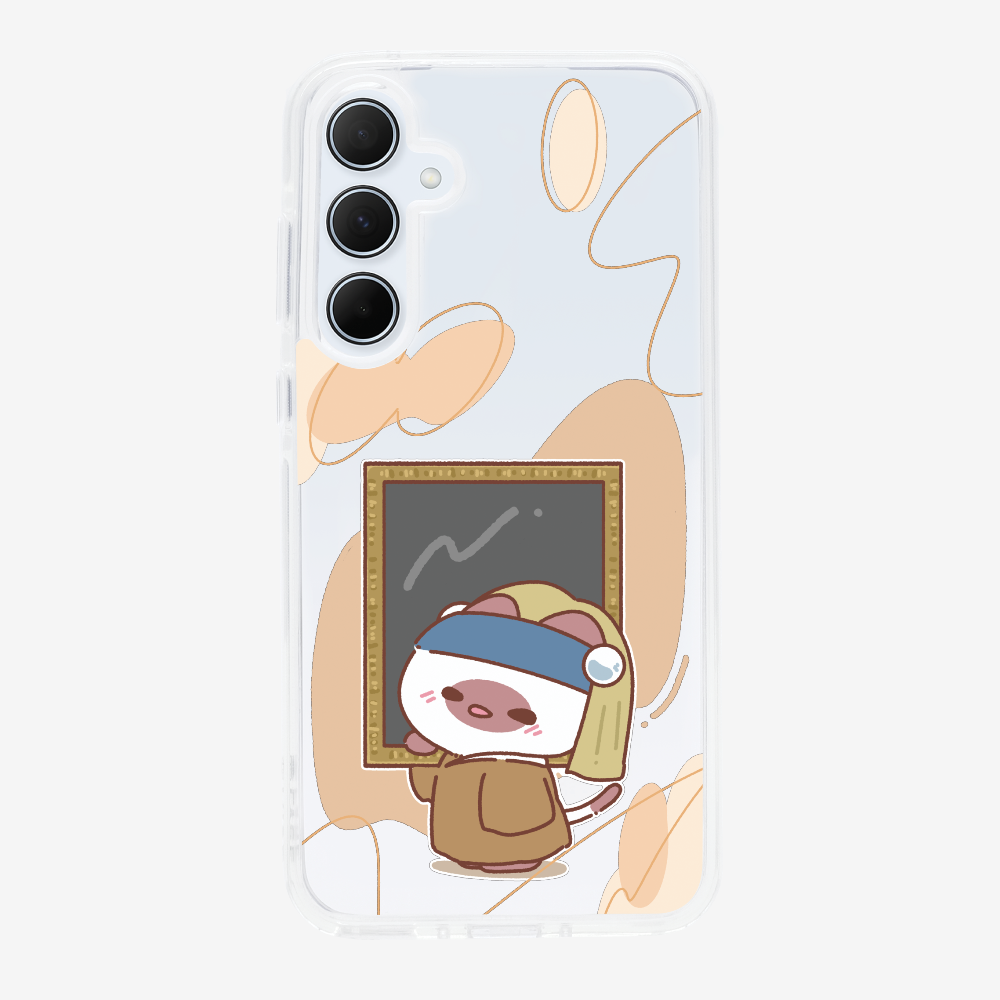 Chu Bee with a Pearl Earring Phone Case