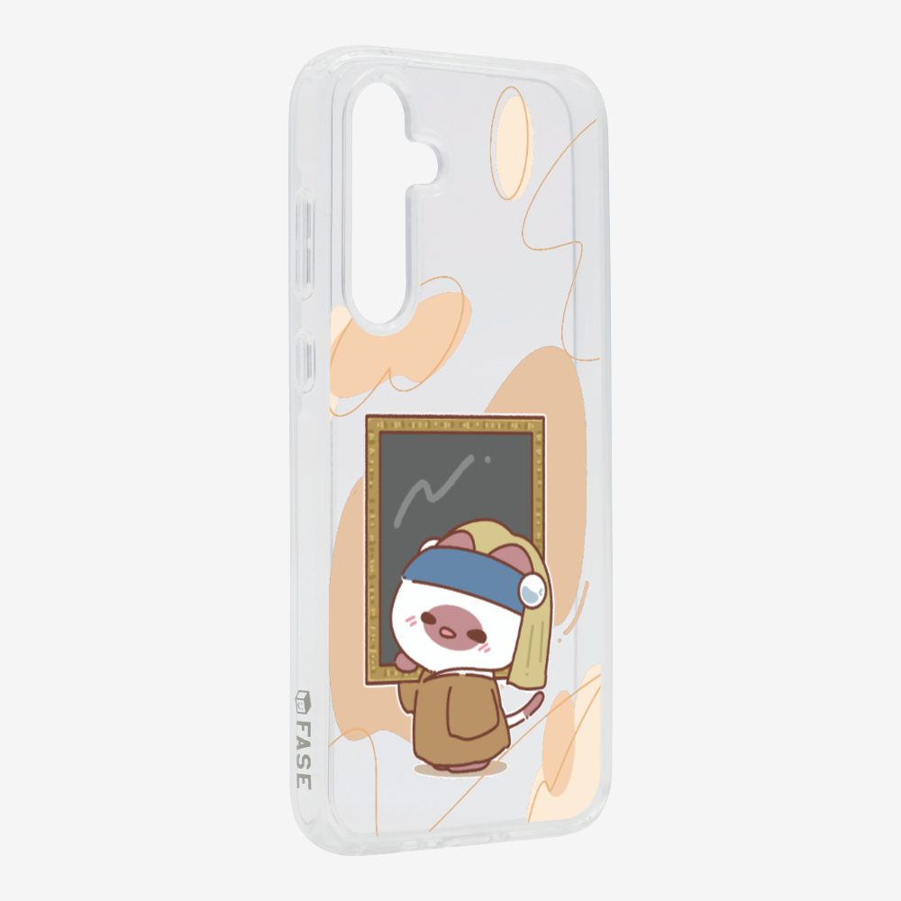 Chu Bee with a Pearl Earring Phone Case