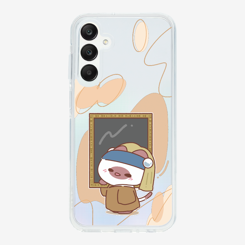 Chu Bee with a Pearl Earring Phone Case