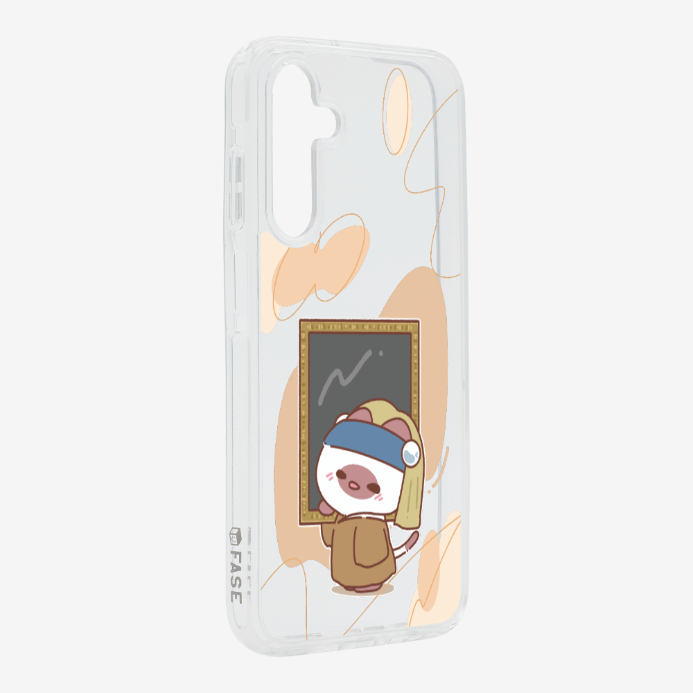 Chu Bee with a Pearl Earring Phone Case