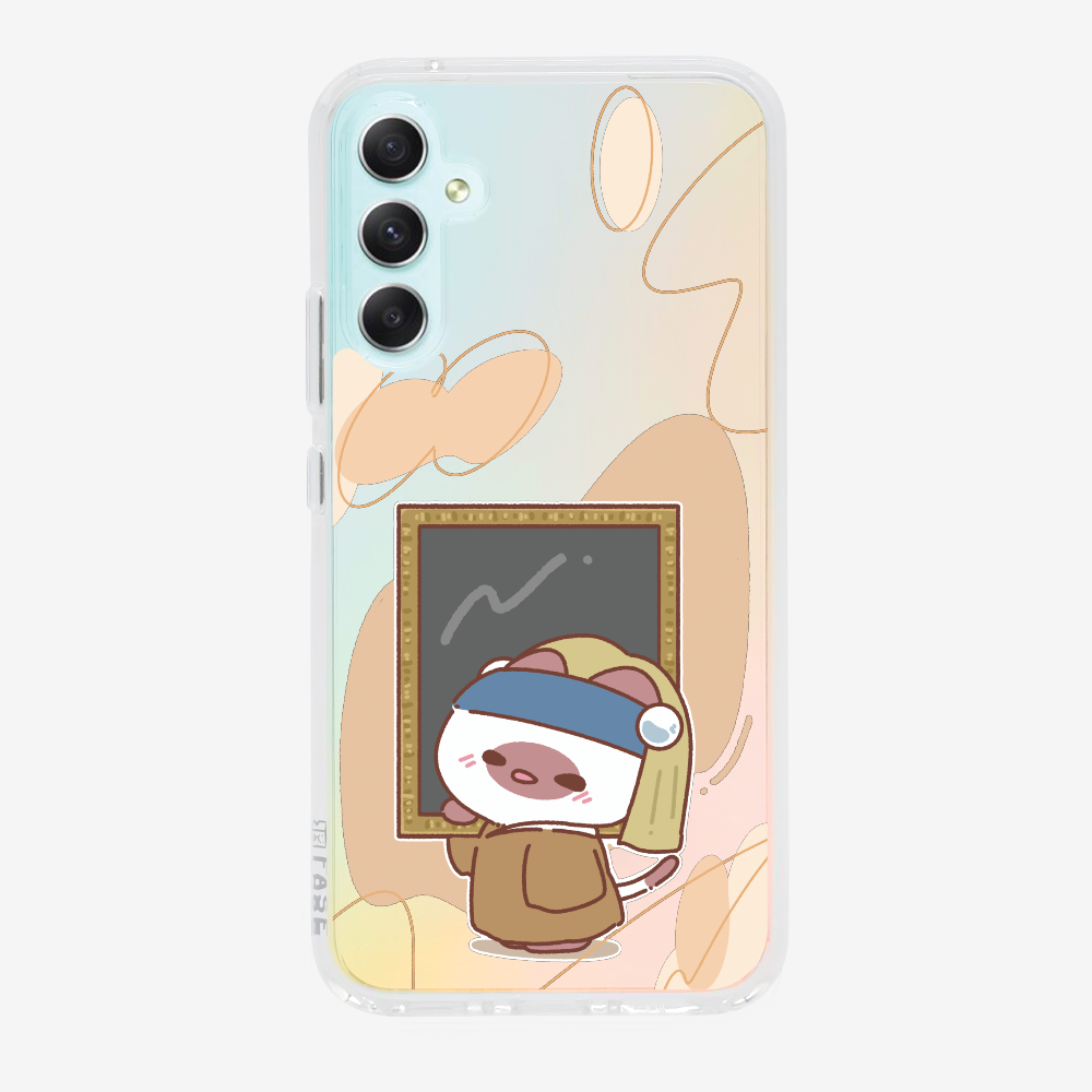 Chu Bee with a Pearl Earring Phone Case