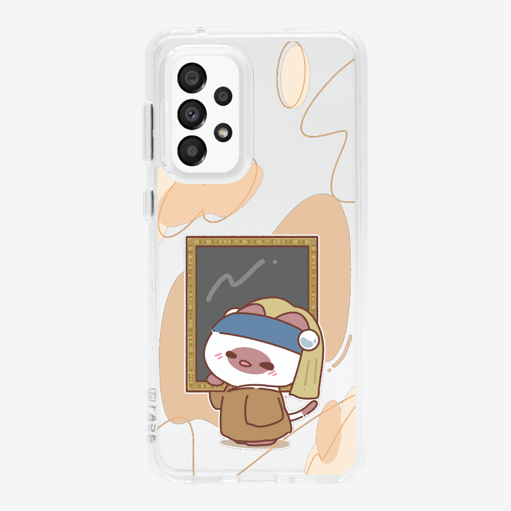 Chu Bee with a Pearl Earring Phone Case