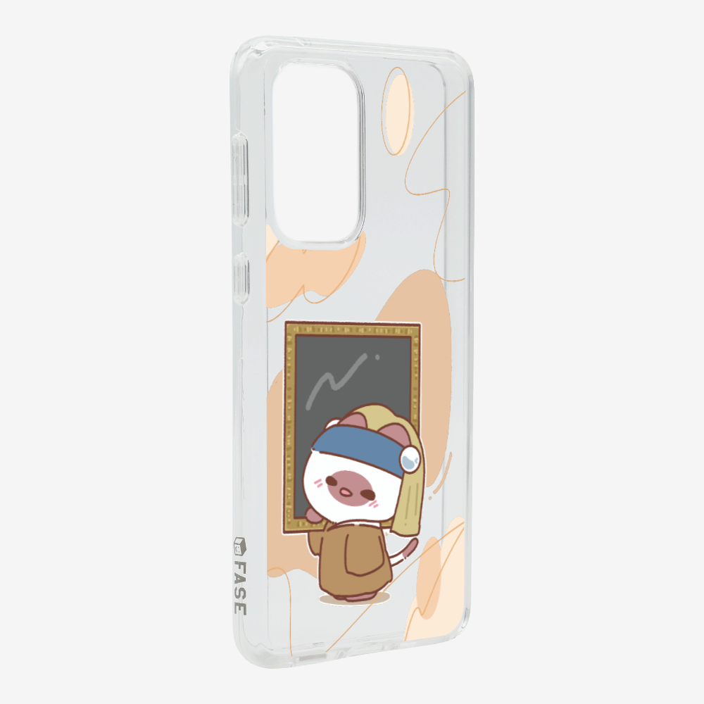 Chu Bee with a Pearl Earring Phone Case