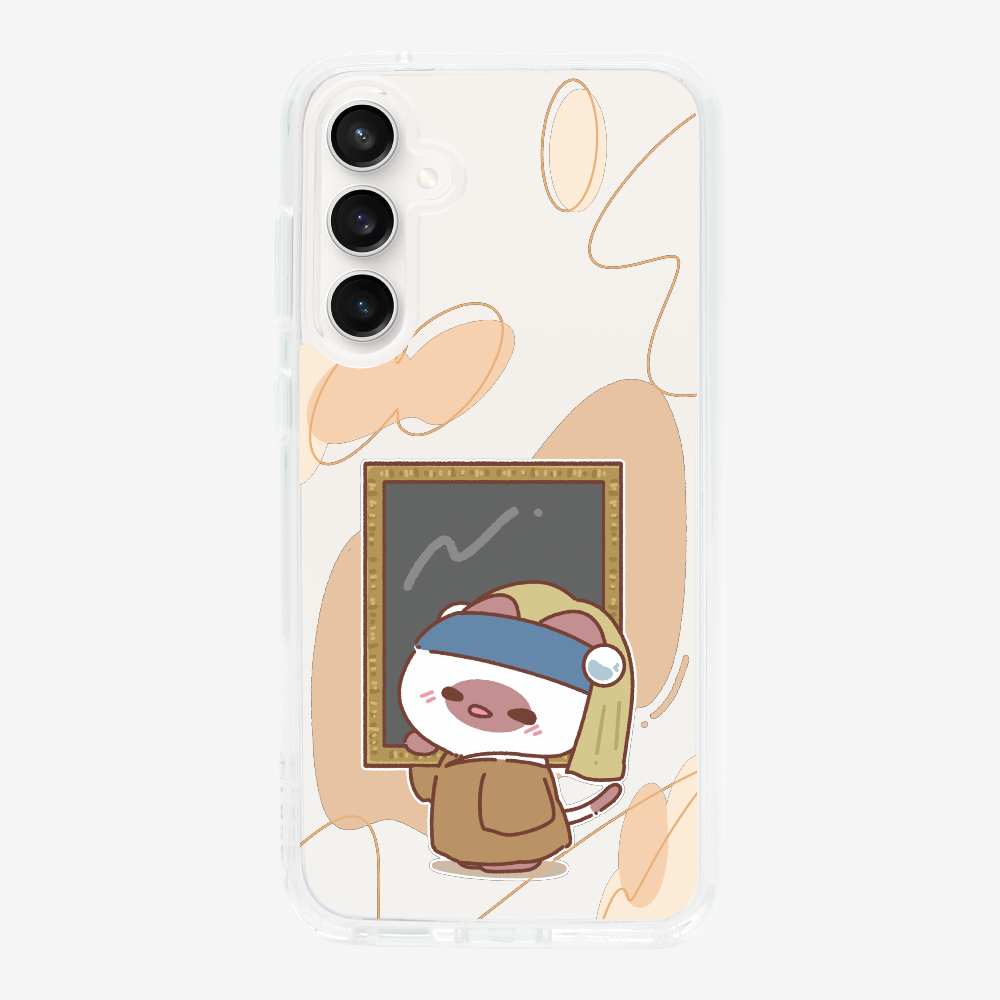 Chu Bee with a Pearl Earring Phone Case