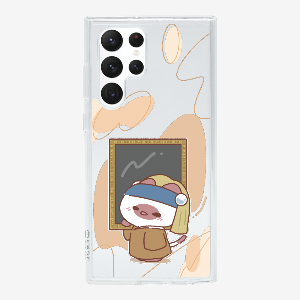 Chu Bee with a Pearl Earring Phone Case