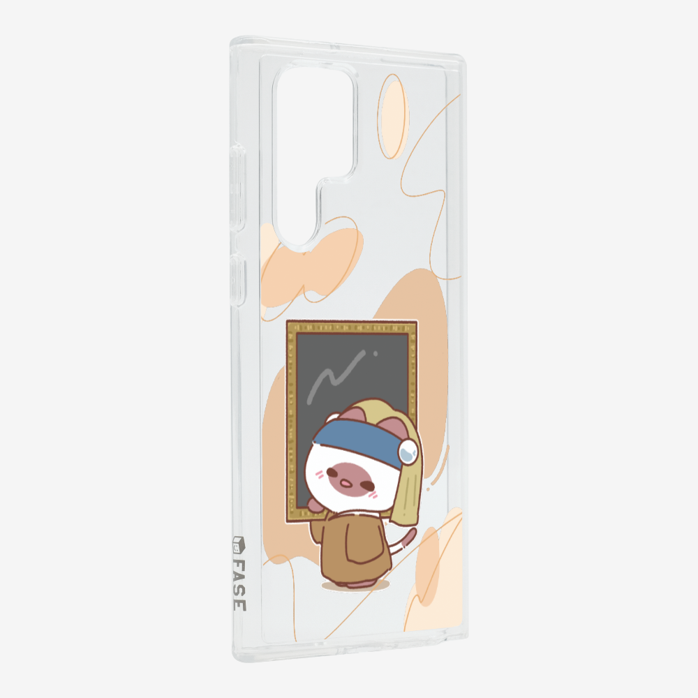 Chu Bee with a Pearl Earring Phone Case