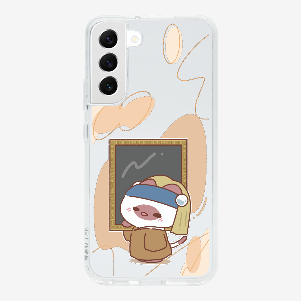 Chu Bee with a Pearl Earring Phone Case