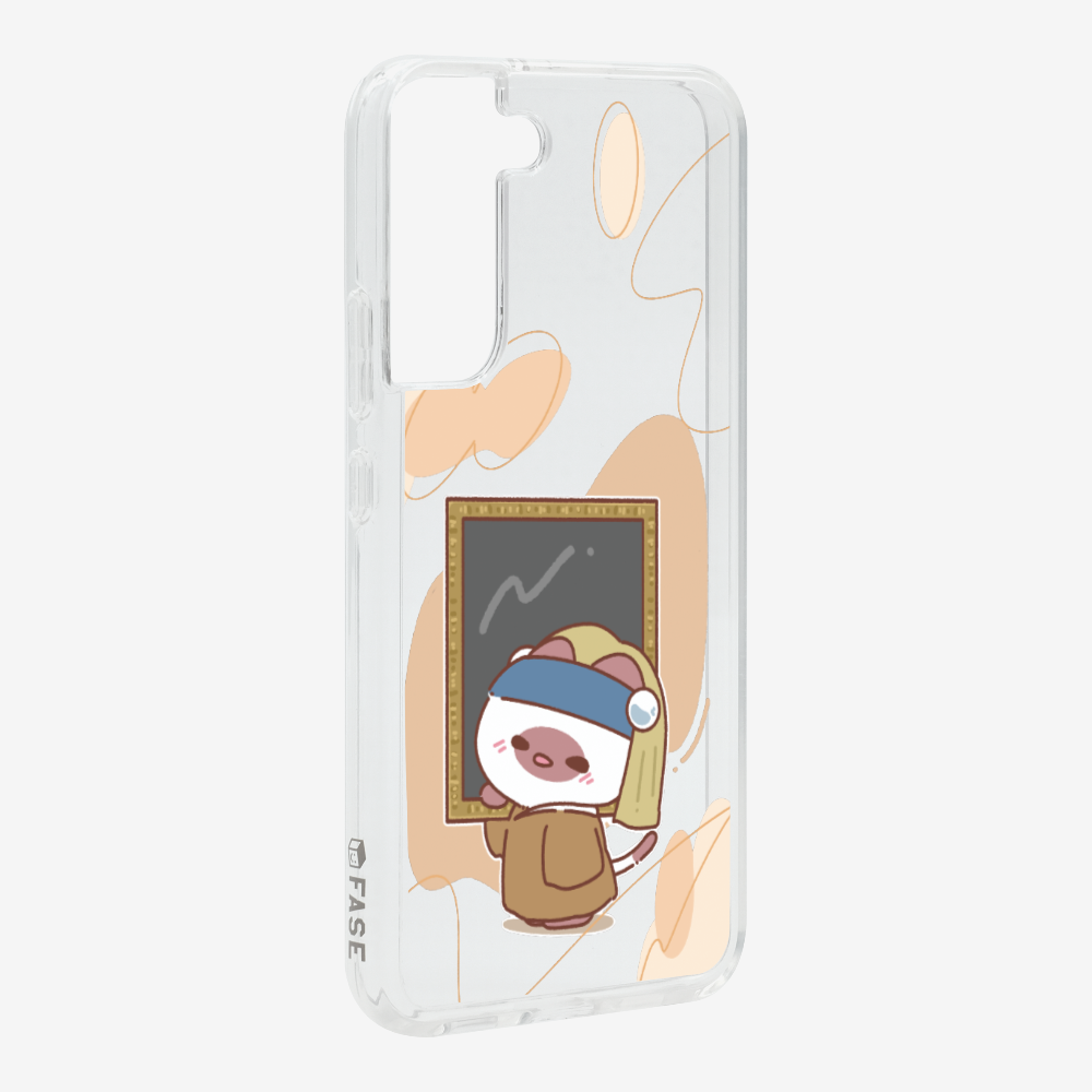 Chu Bee with a Pearl Earring Phone Case