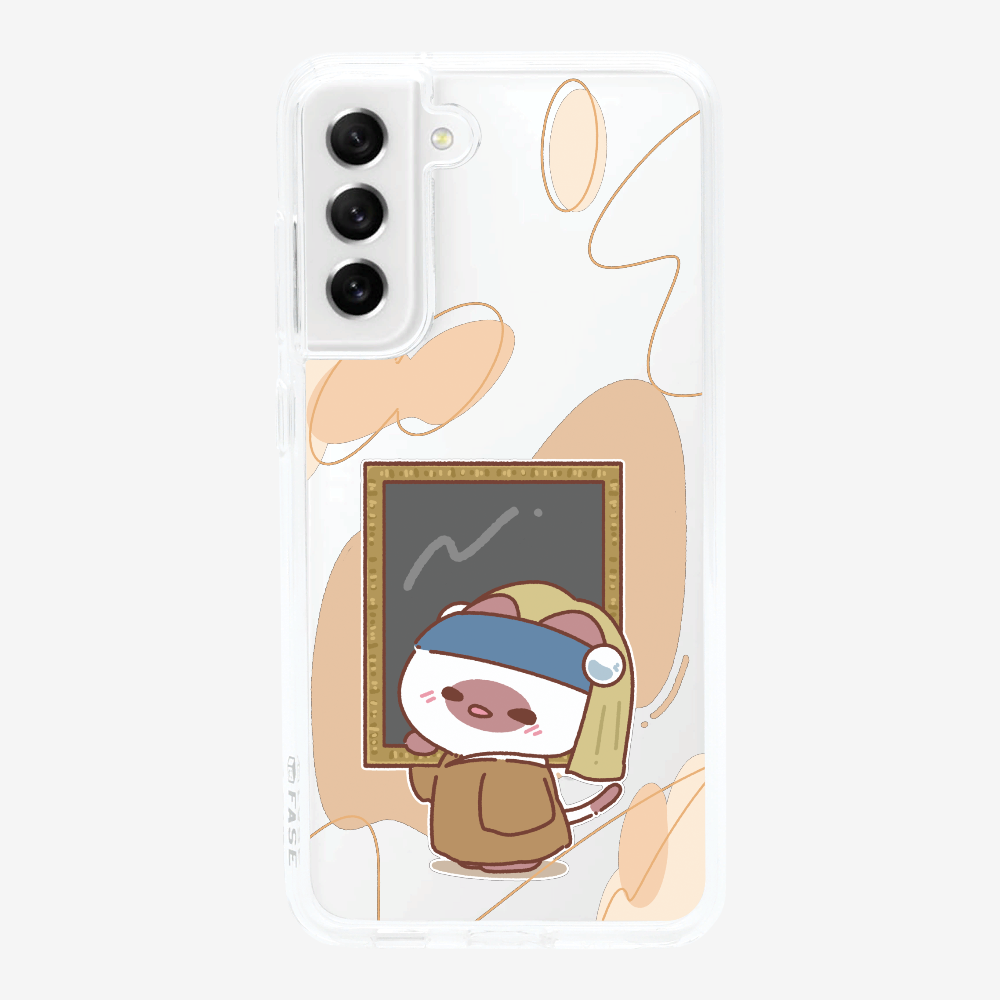 Chu Bee with a Pearl Earring Phone Case