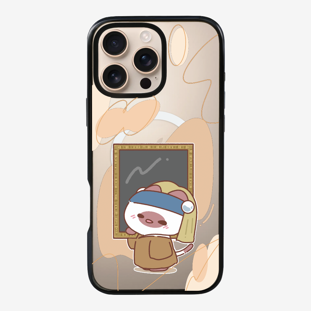 Chu Bee with a Pearl Earring Phone Case