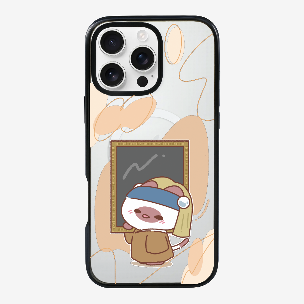 Chu Bee with a Pearl Earring Phone Case