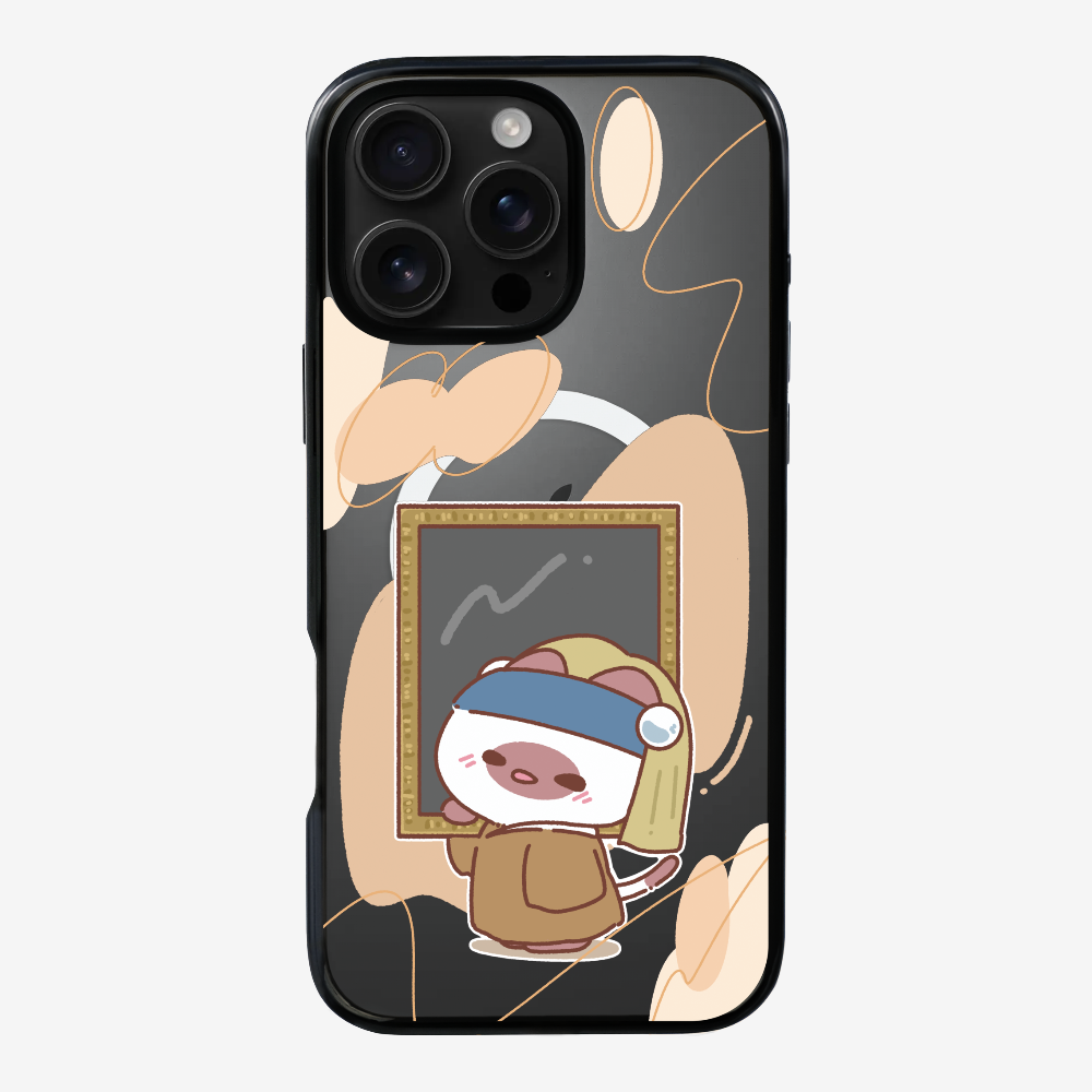 Chu Bee with a Pearl Earring Phone Case