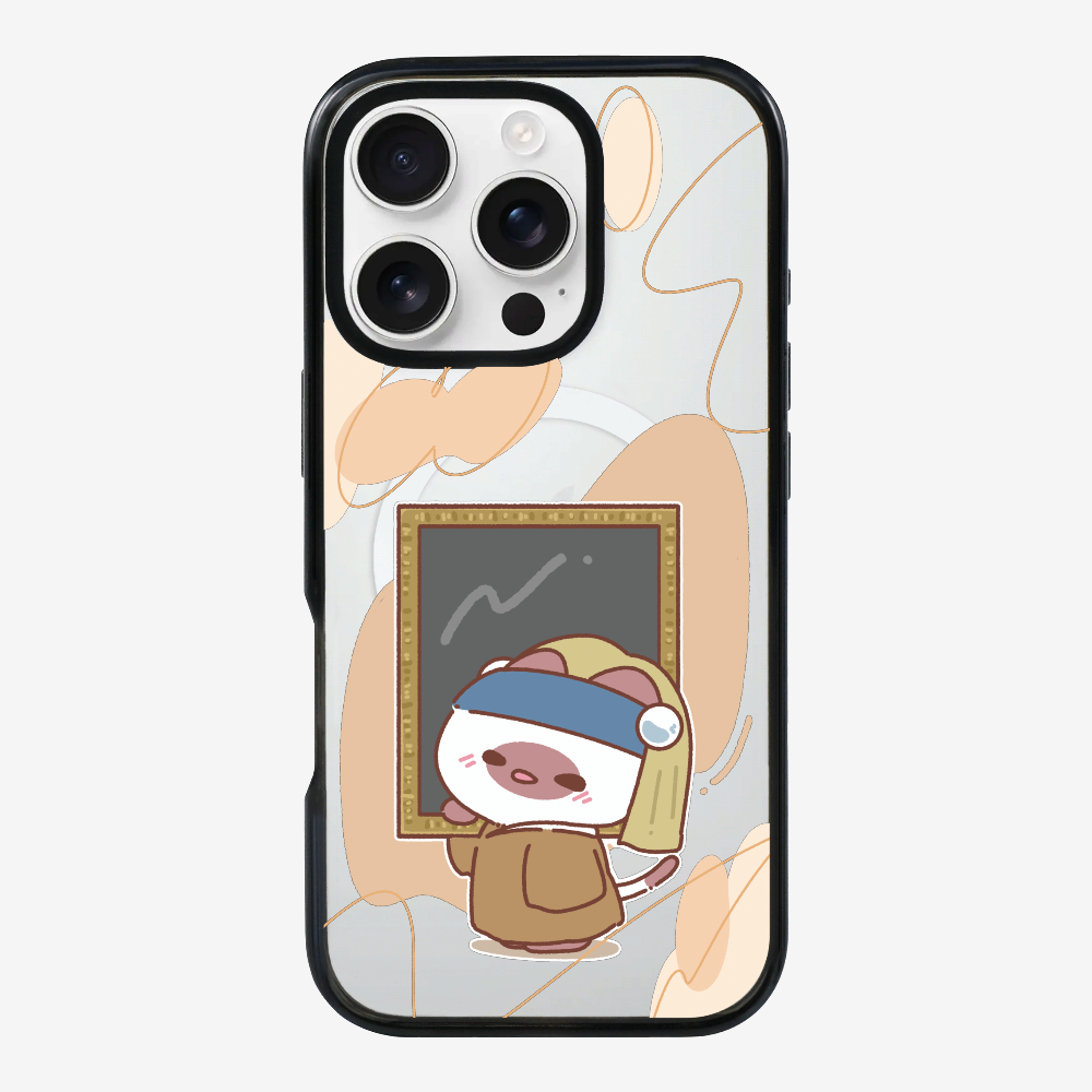 Chu Bee with a Pearl Earring Phone Case