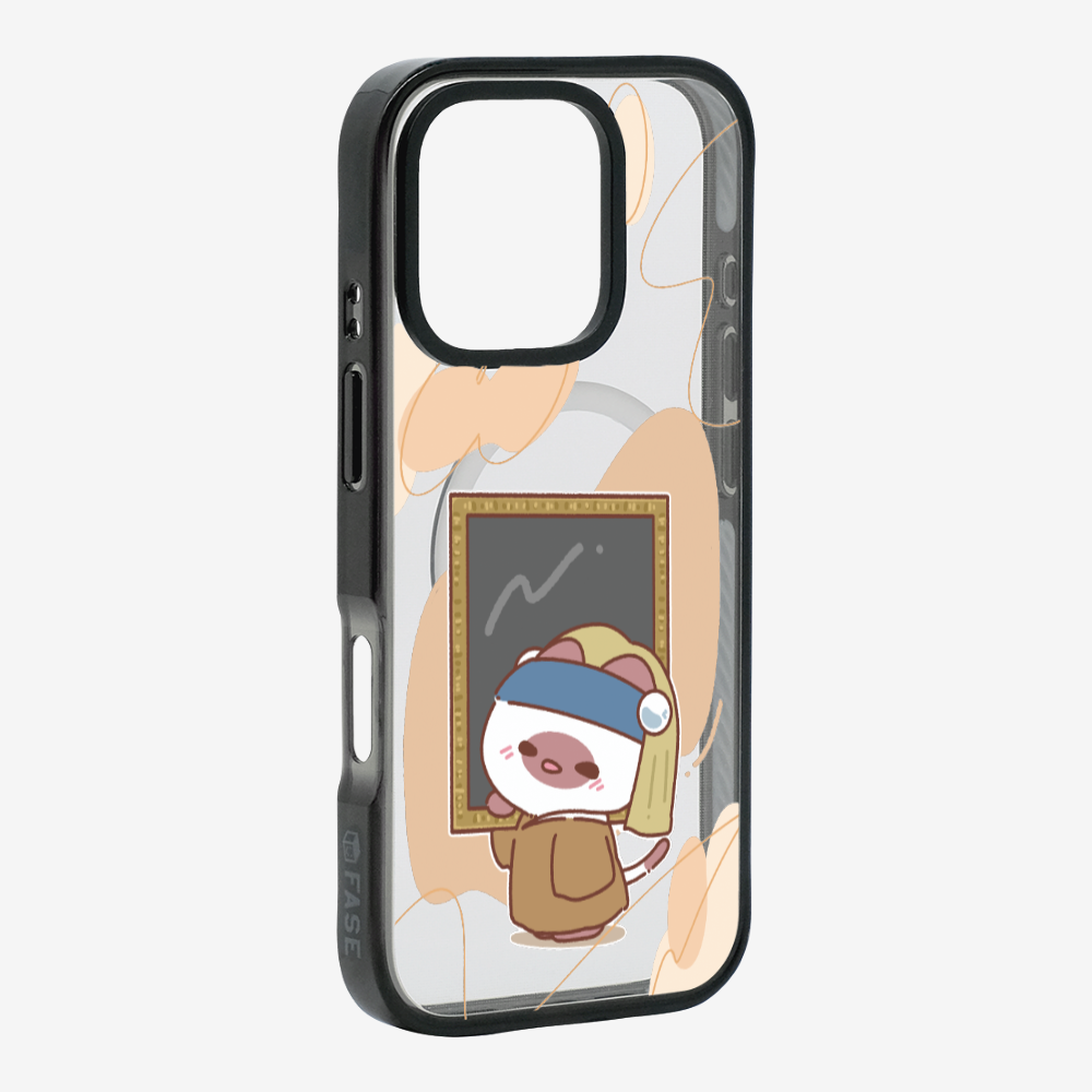 Chu Bee with a Pearl Earring Phone Case