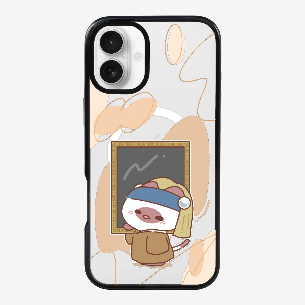 Chu Bee with a Pearl Earring Phone Case