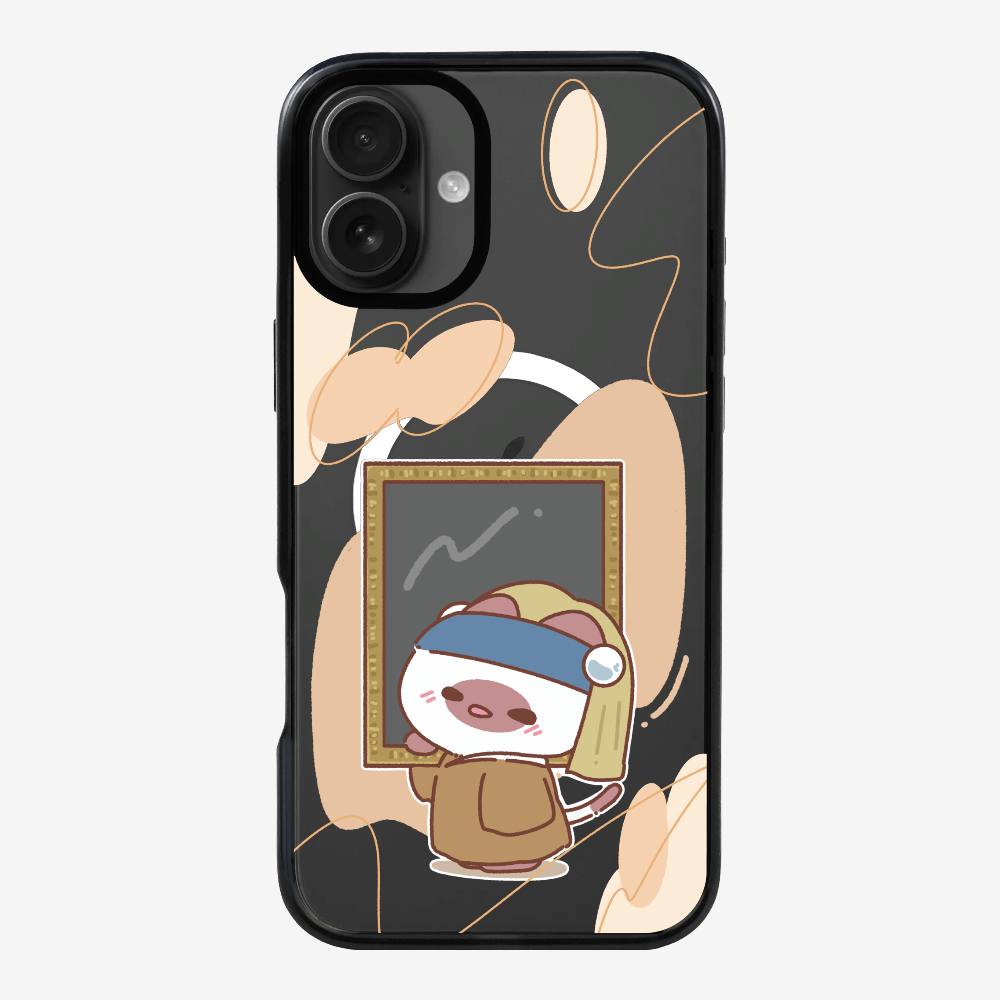 Chu Bee with a Pearl Earring Phone Case