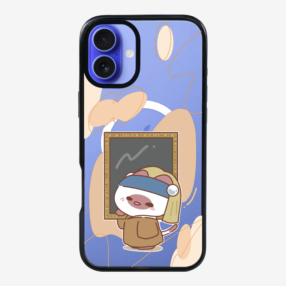 Chu Bee with a Pearl Earring Phone Case