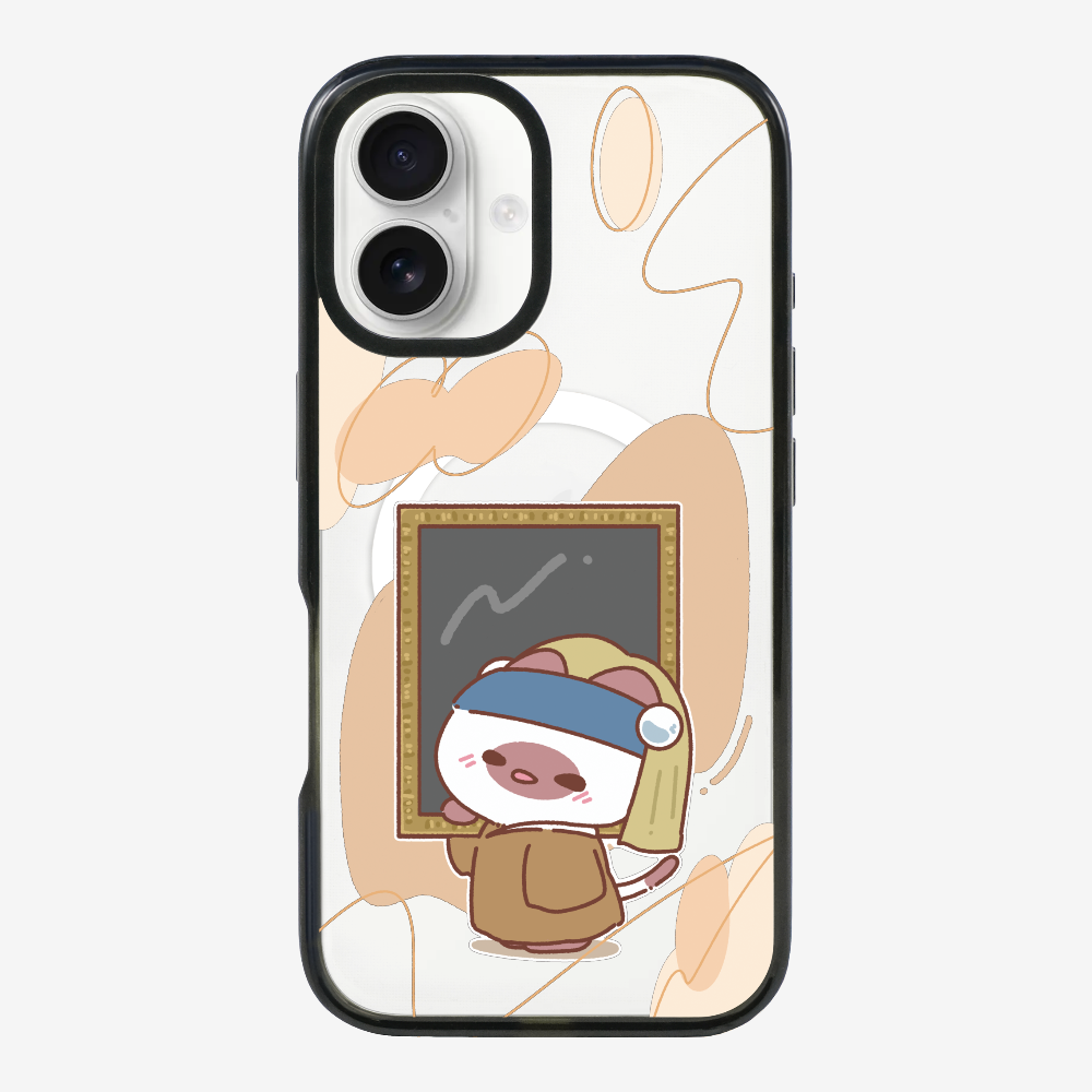 Chu Bee with a Pearl Earring Phone Case