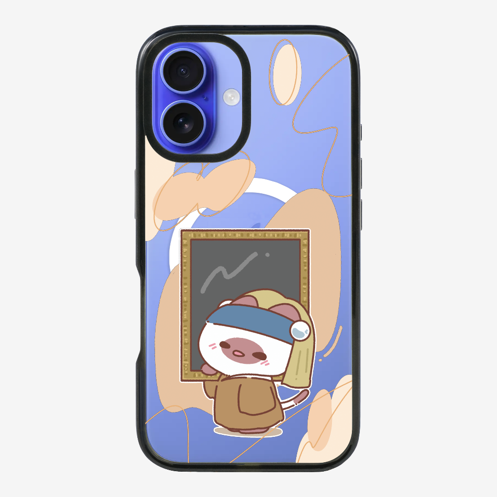 Chu Bee with a Pearl Earring Phone Case