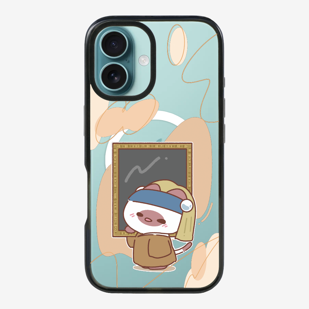 Chu Bee with a Pearl Earring Phone Case