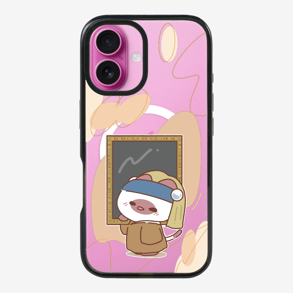 Chu Bee with a Pearl Earring Phone Case