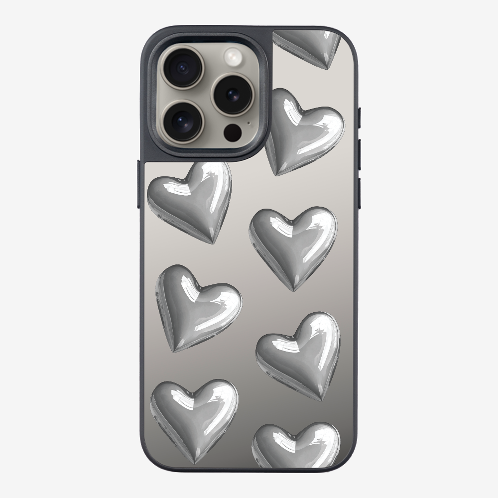 Grey Heart Phone Case