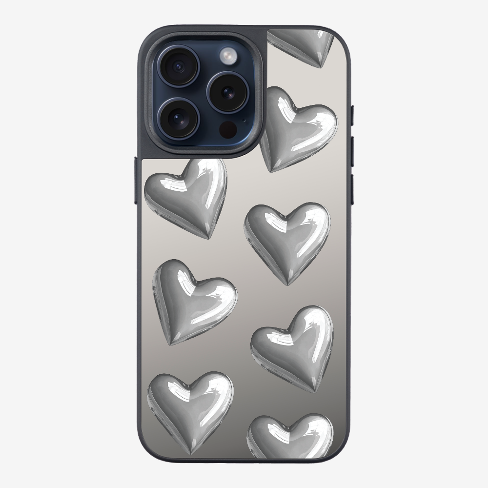 Grey Heart Phone Case